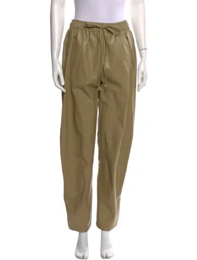 Pre-owned Low Classic Straight Leg Pants In Green