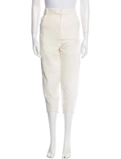 Pre-owned Low Classic Straight Leg Pants In Neutral