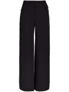 Low Classic Straight-leg Trousers In Blue