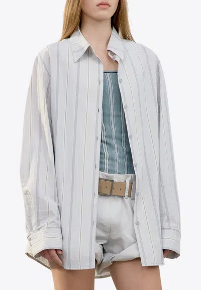 Low Classic Striped Button-up Shirt