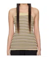 Low Classic Striped Knit Tank Top In Multicolor
