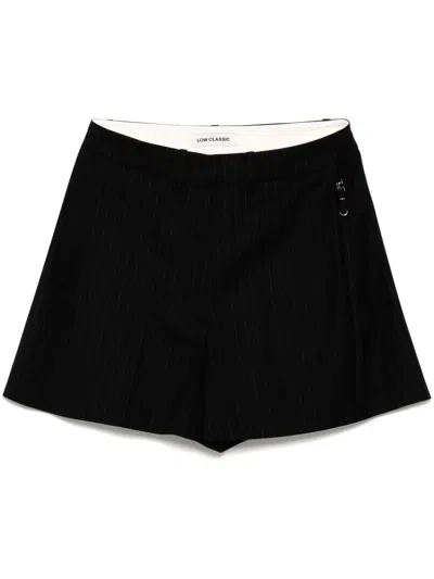 Low Classic Tief Sitzende Shorts Mit Streifen In Schwarz