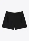 Low Classic Striped Mini Tailored Shorts