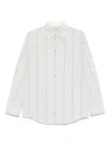Low Classic Striped Shirt In Neutrals