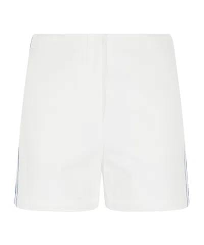 Low Classic Striped Shorts In White