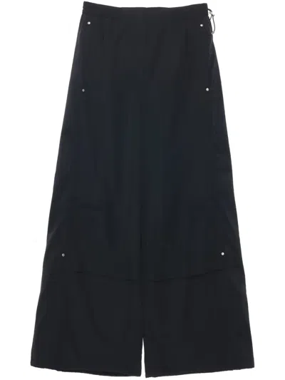 Low Classic Stud-embellished Trousers In Black