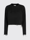 Low Classic Sweater  Woman Color Black In Multi