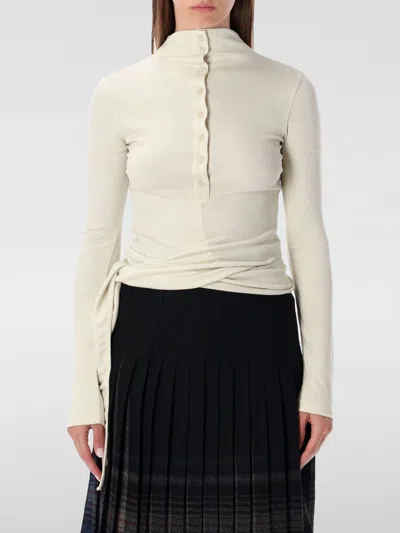 LOW CLASSIC SWEATER LOW CLASSIC WOMAN COLOR WHITE,H50884001