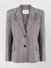 Low Classic Tailored Suit Jacket With Notched Lapels In Multi