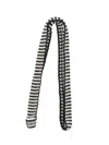 Low Classic Thin Scarf In Black