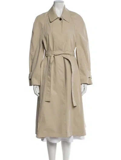 Pre-owned Low Classic Trench Coat In Neutral