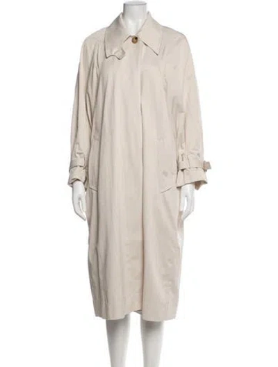 Pre-owned Low Classic Trench Coat In Neutrals