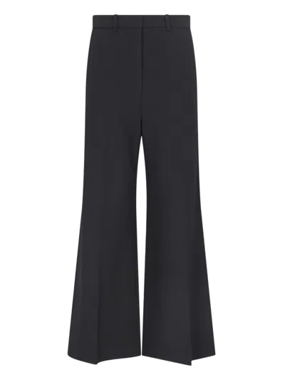 Low Classic Black Wide-leg Trousers