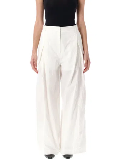 Low Classic Trousers White