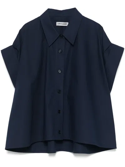 Low Classic Turn-up Shirt In Blue