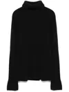 Low Classic Turtleneck Sweater In 黑色