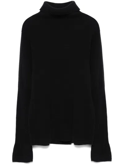 Low Classic Turtleneck Sweater In 黑色