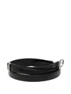 Low Classic Two-way Leather Belt In Black