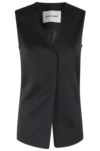 Low Classic Waist Point Wool In Black