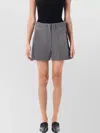 Low Classic Straight Shorts With Back Pocket And Belt Loops