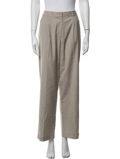 Pre-owned Low Classic Wide Leg Pants In Grey