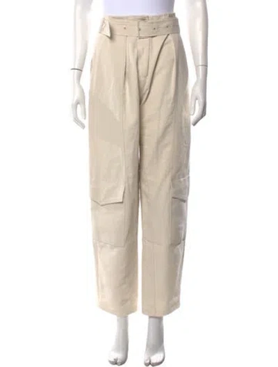 Pre-owned Low Classic Wide Leg Pants In Neutrals