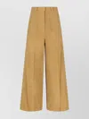 Low Classic Wool And Alpaca Blend Trousers In Brown