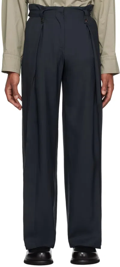 Low Classic Wide-leg Wool Delaine Trousers.