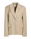 Low Classic Woman Blazer Beige Size L Polyester, Rayon, Wool In Neutral