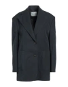 Low Classic Woman Blazer Dark Green Size S Cotton, Recycled Nylon In Green