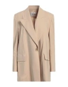Low Classic Beige Wool Classic Blazer In Beige
