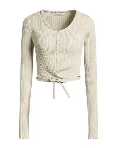 Low Classic Woman Cardigan Light Green Size M Cotton, Polyester In Neutral