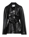 Low Classic Woman Jacket Black Size L Polyester, Polyurethane In Black
