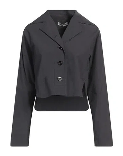 LOW CLASSIC LOW CLASSIC WOMAN JACKET LEAD SIZE M COTTON