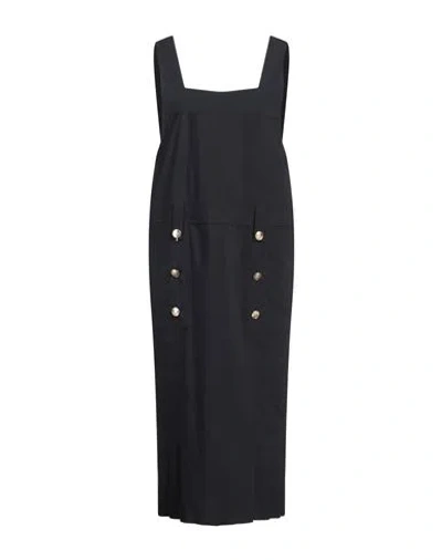 Low Classic Woman Midi Dress Midnight Blue Size M Polyester, Rayon, Polyurethane
