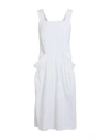 Shop Low Classic Woman Midi Dress White Size L Polyester, Nylon
