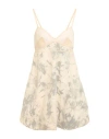 Low Classic Woman Mini Dress Ivory Size L Nylon In White