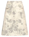 Low Classic Woman Mini Skirt Beige Size M Nylon
