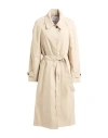 Low Classic Woman Overcoat & Trench Coat Beige Size M Polyester