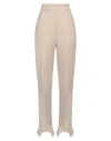 Low Classic Woman Pants Beige Size M Wool, Polyester, Polyurethane