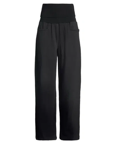 Low Classic Woman Pants Black Size M Cotton, Rayon, Polyester, Polyurethane