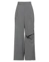Low Classic Woman Pants Grey Size L Polyester, Polyurethane In Grey