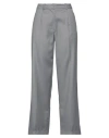 Low Classic Woman Pants Grey Size L Polyester, Wool In Grey