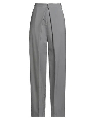 Low Classic Woman Pants Grey Size M Wool