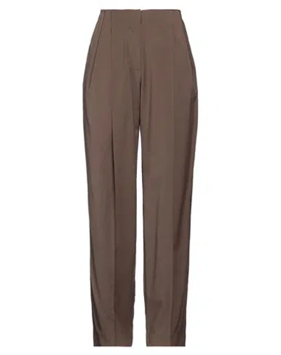 Low Classic Woman Pants Khaki Size M Wool, Polyester, Polyurethane