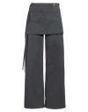 Low Classic Woman Pants Lead Size L Cotton, Polyester In Grey