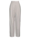 Low Classic Woman Pants Light Grey Size L Wool In Grey