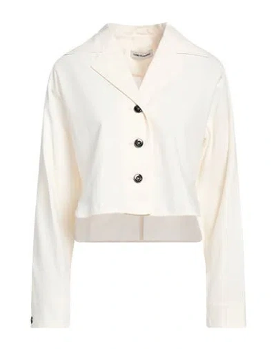 Low Classic Woman Shirt Cream Size M Cotton In White