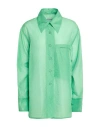 Low Classic Woman Shirt Green Size M Polyester In Green