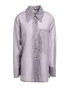 Low Classic Woman Shirt Purple Size M Polyester, Nylon In Purple
